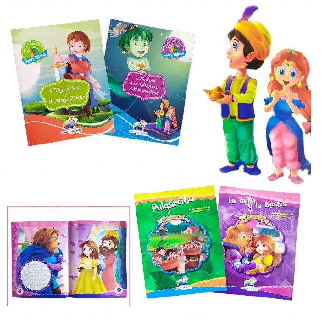 Libros Infantiles Cuentos Guardería Escolar X24 Didácticos DJ101020203