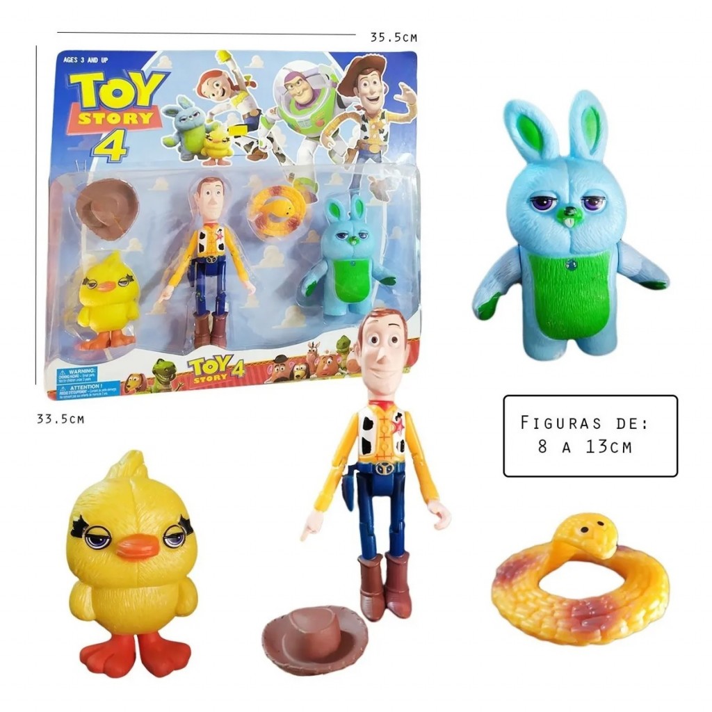 Toy Story 4 Figuras Juguetes Jugueteria Didáctico Juego.