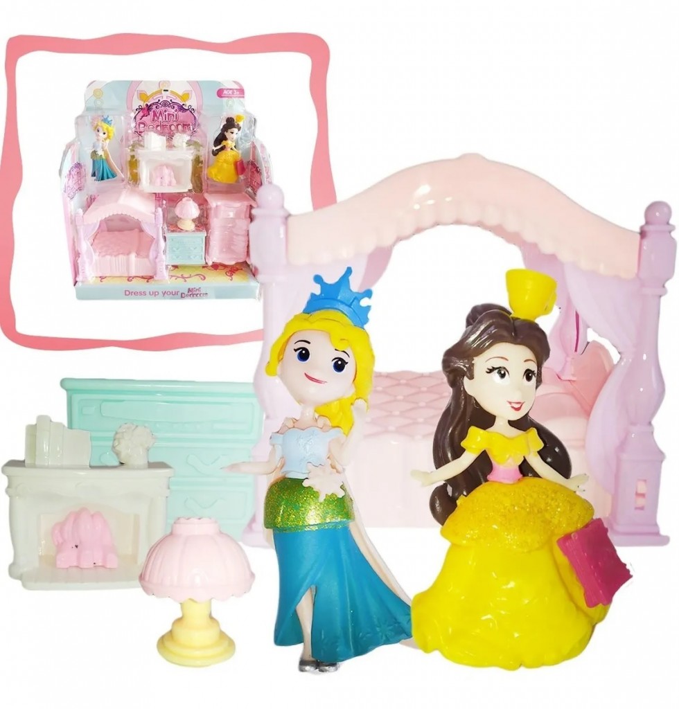 Habitación Princesas Accesorios Juguetes Juguetería Elsa y Bella
