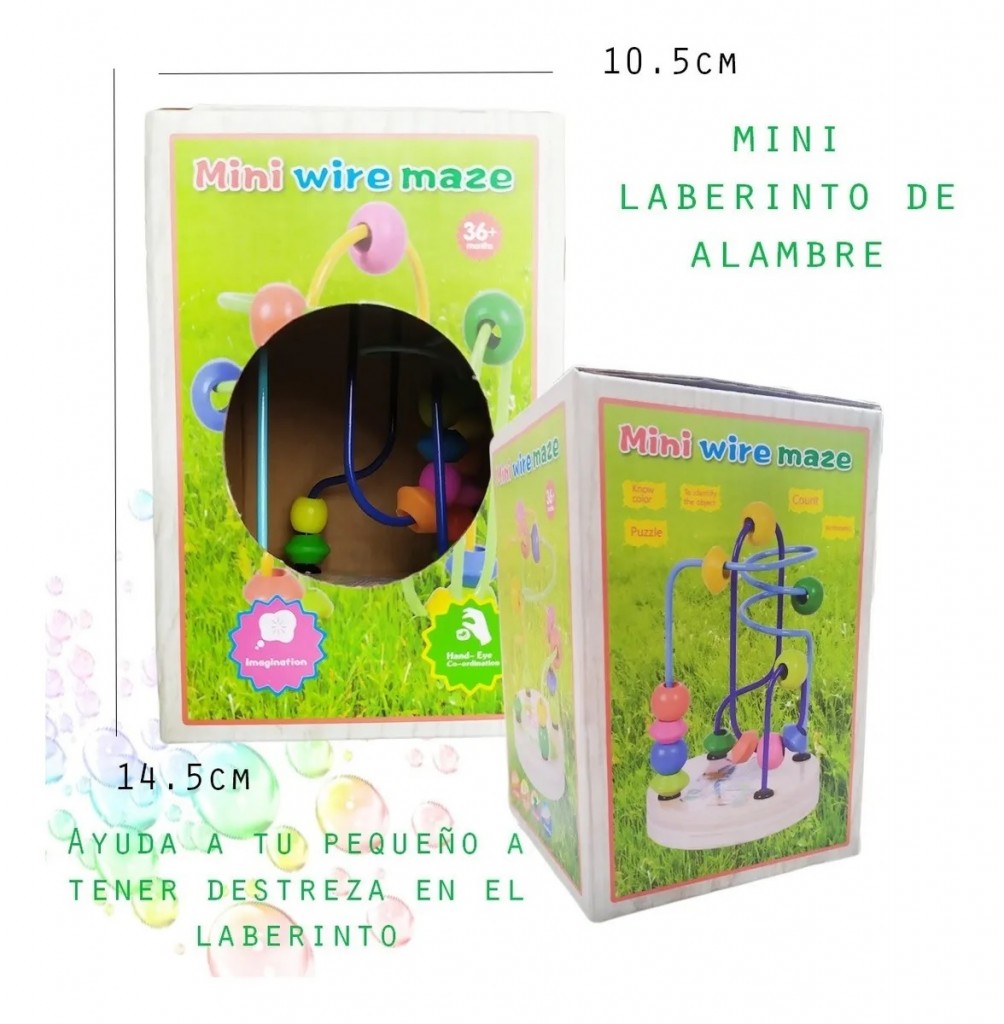 Laberinto Colores Juguete Didáctico Aprendizaje Jugueteria