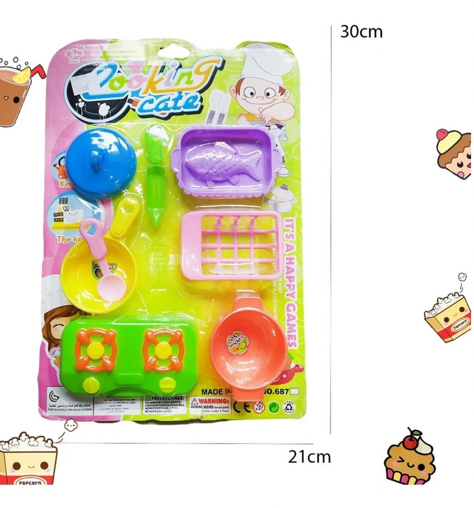 Cocina Niña Para Muñecas Juguetes Didáctica Cocinita Juguete