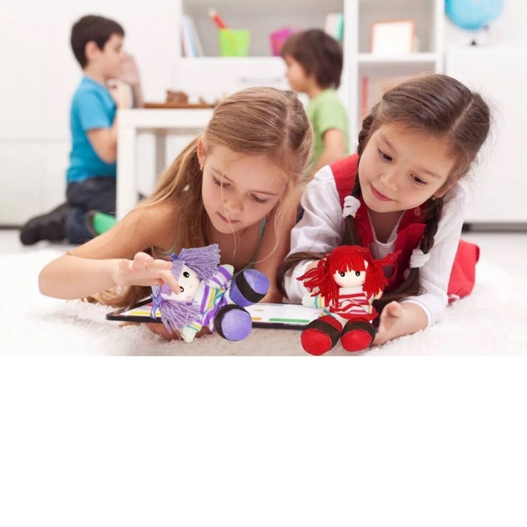 Muñeca Trapo para Niñas Morado DJ504