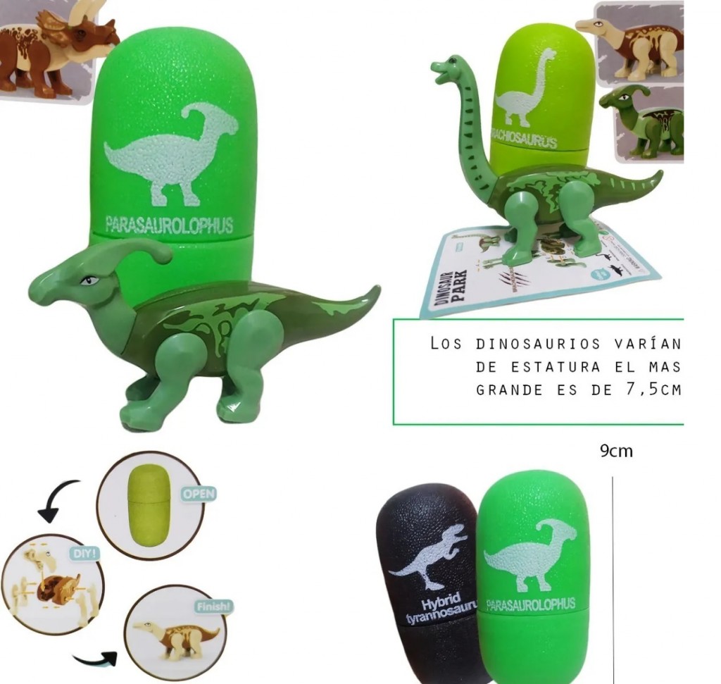 Dinosaurios Huevo Rugido Set Juguete Jugueteria Juegos