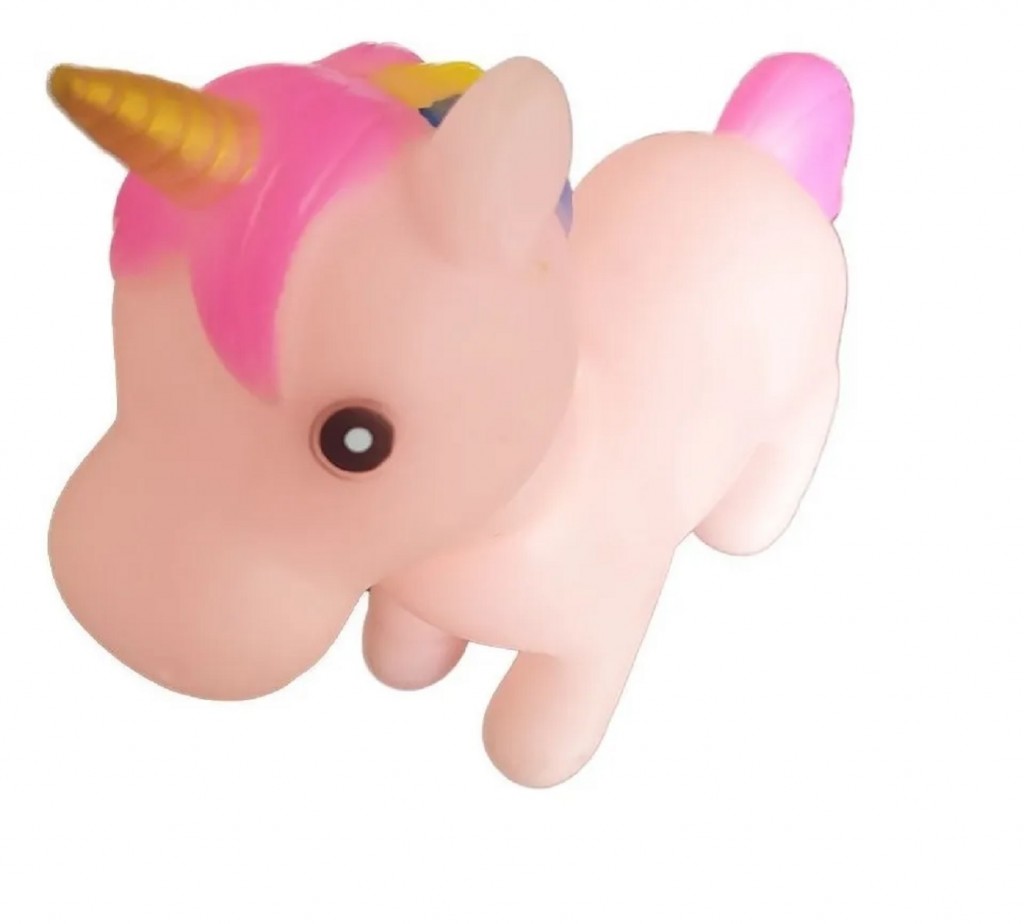 Unicornio Bebe De Baño Juguete Chillones Jugueteria