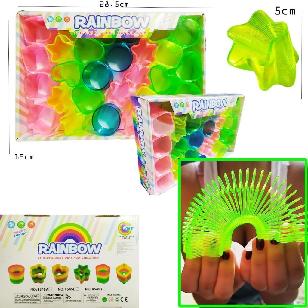 Resorte Slinky Juguetes Jugueteria Juegos Didáctico DJ578-1
