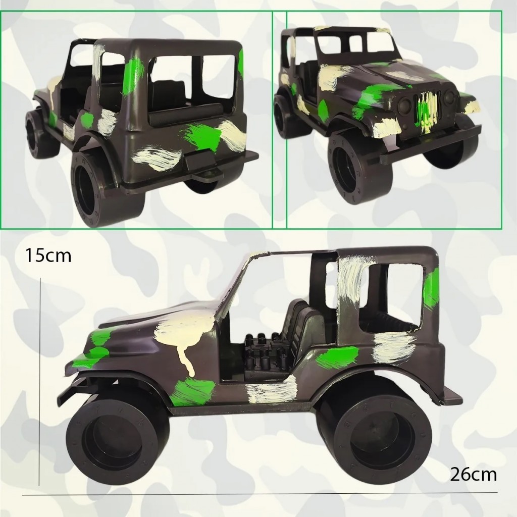 Carro Jeep Militar Juguete Jugueteria Didáctico