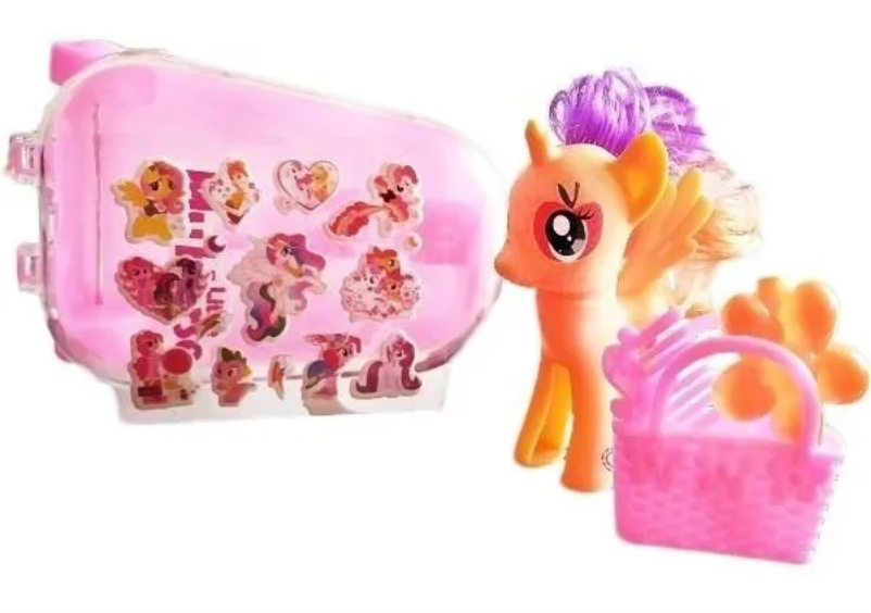 Unicornio Little Pony Juguete Peinar X 3 Uds Jugueteria