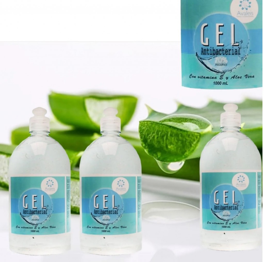 Gel Antibacterial Áloe Vera Medicinal X3 Alcohol Reg Invima DJ0174
