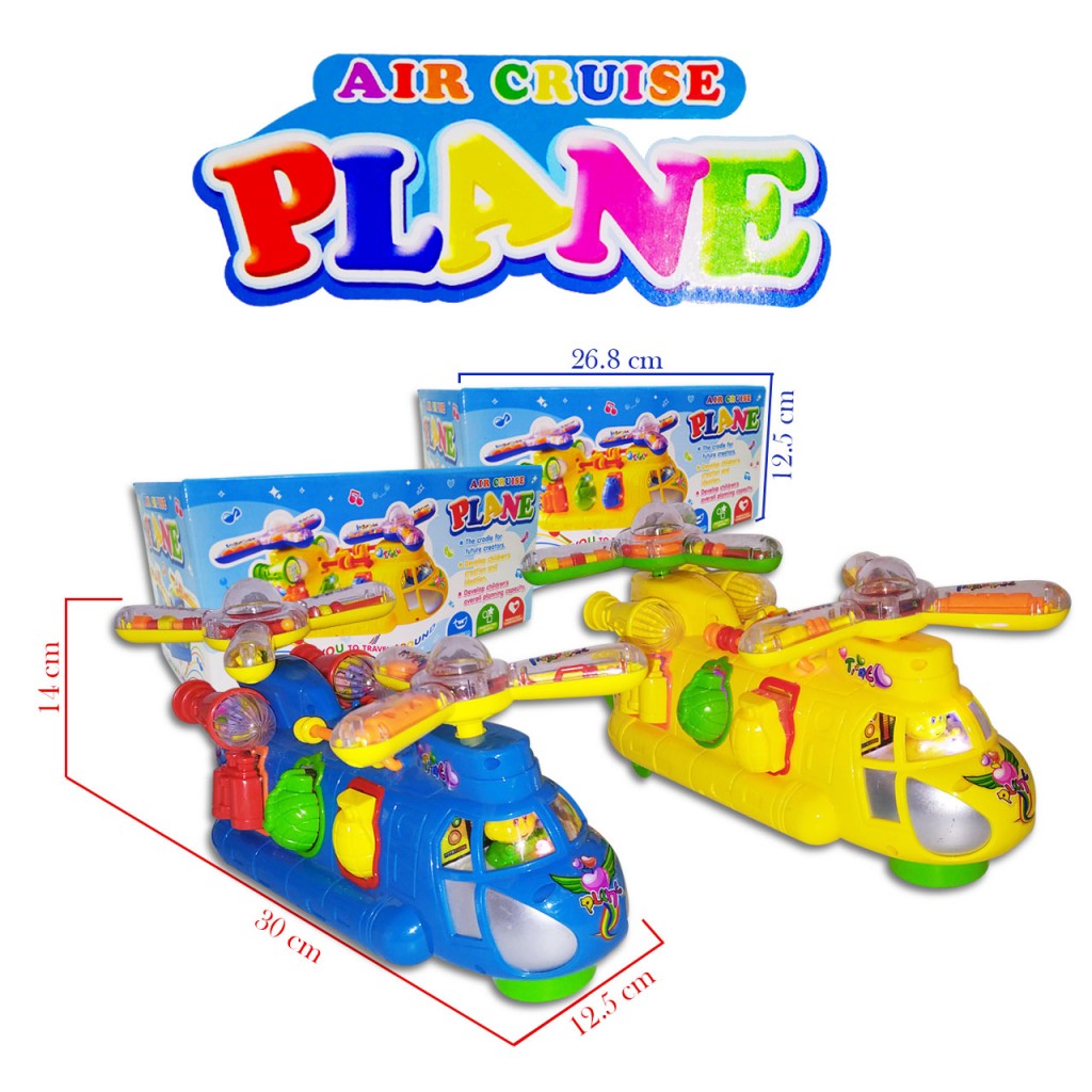 Helicóptero Doble Hélice Luces Colores Juegos Juguetes Didáctico