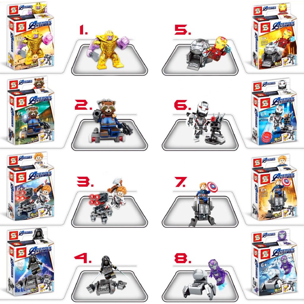 Avengers Juguete Armable Jugueteria Marvel Didáctico Niño
