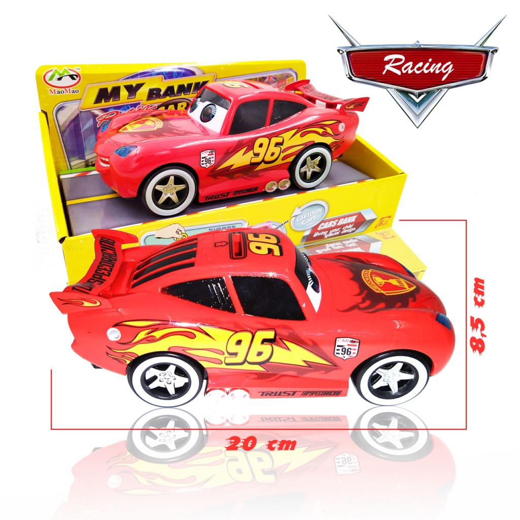 Cars Juegos Rayo Mcqueen Juguete Alcancía Didáctico Niños