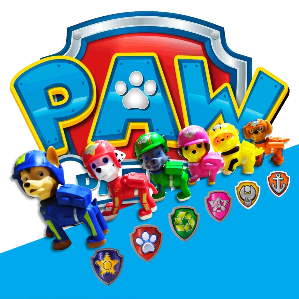Patrulla Canina set x6 Colección Paw Patrol Juegos Juguetes Juguete