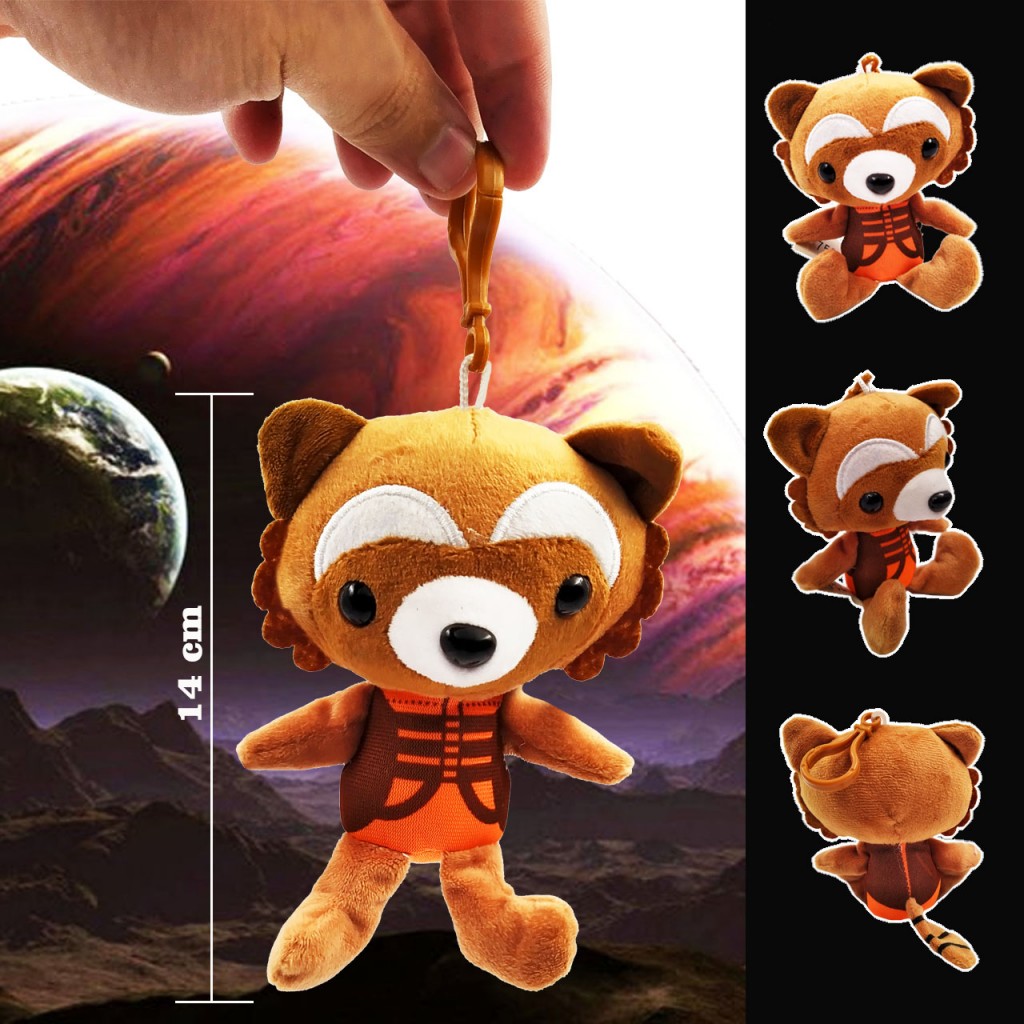 Peluche Llavero Rocket Juego Marvel Juguetes Didácticos