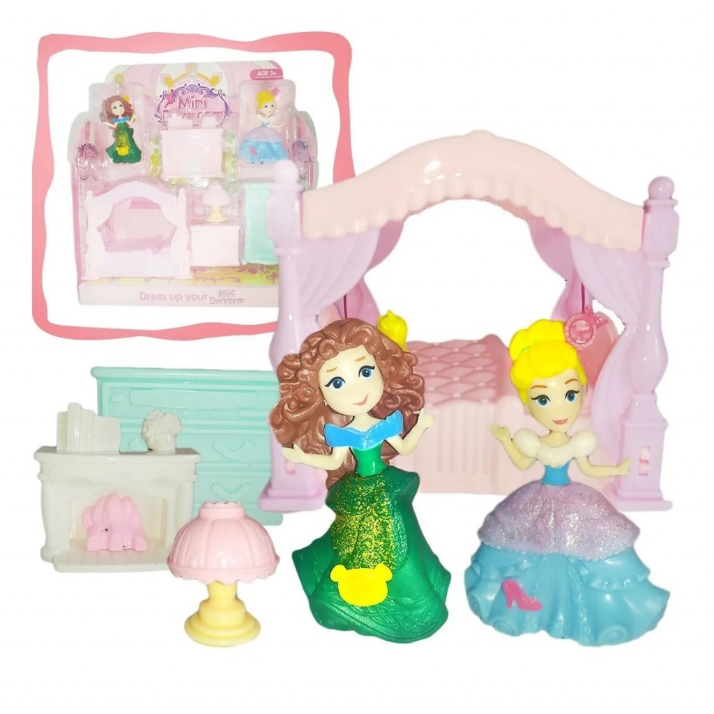 Habitación Princesas Accesorios Juguetes Juguetería Elsa y Bella