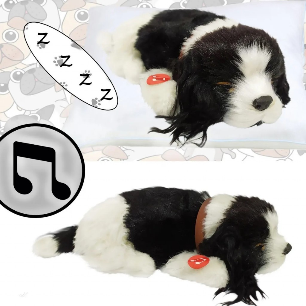 Perro Peluche Niños Bebes Sensor Juguetes Didactico Hermoso Negro