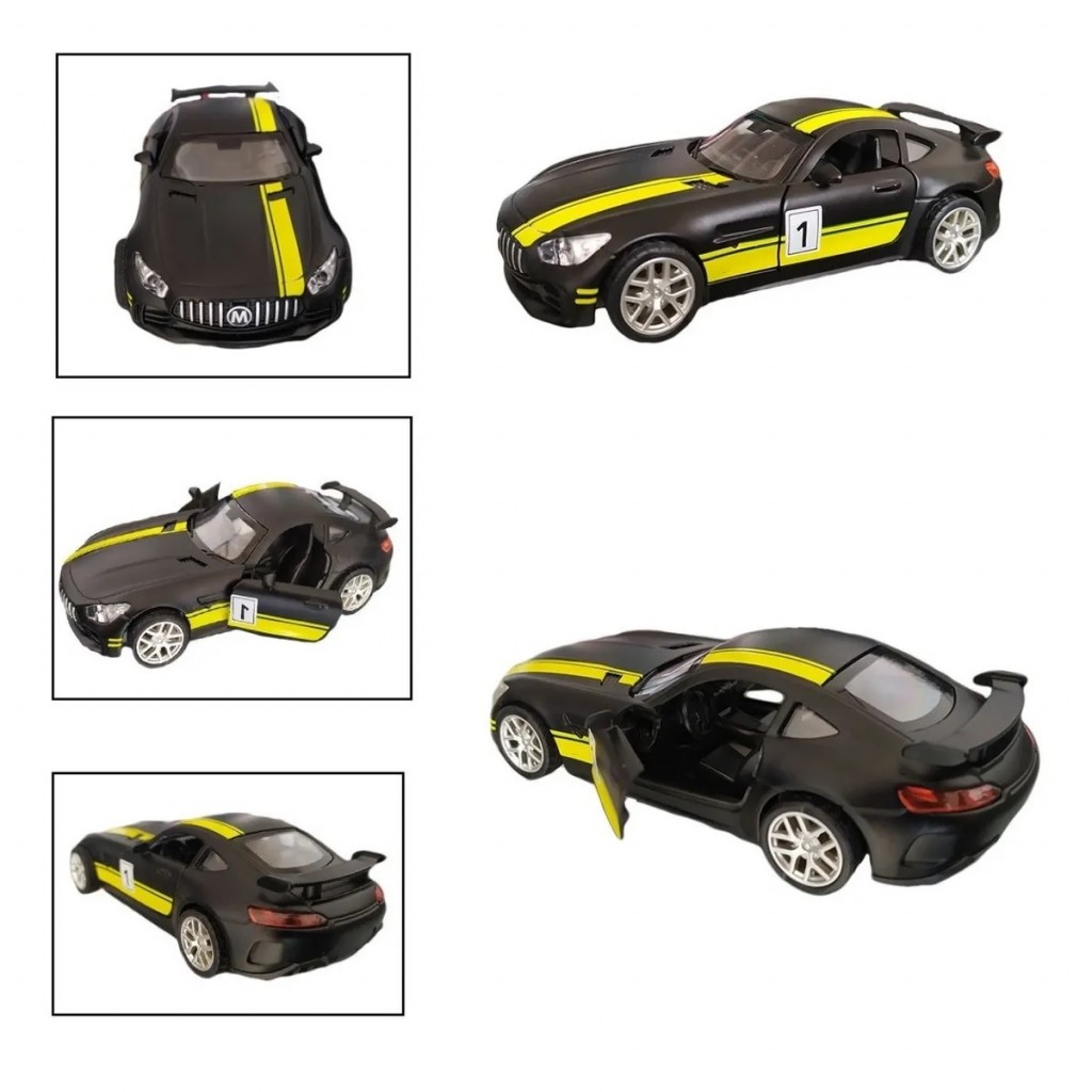 Carro Mercedes-amg Gt R Pro Juguete Metalico Jugueteria Rojo