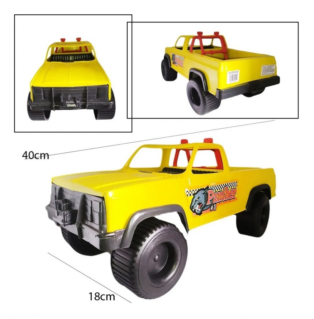 Carro Tipo Camioneta Grande Juguete Jugueteria Didáctico AMARILLO