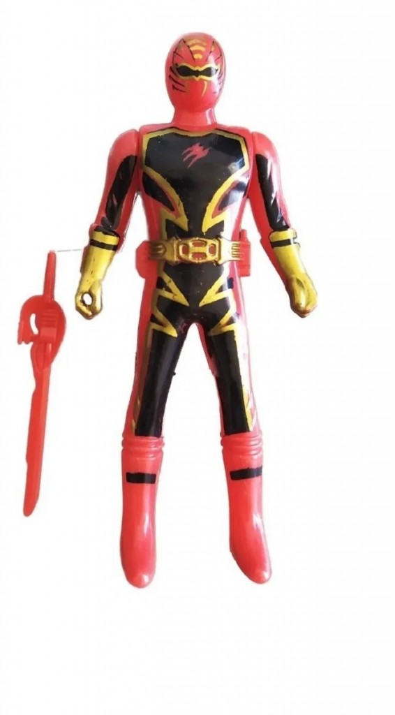 Power Rangers Figuras X5 Juguete Niños Juguetería Acartonado DJ516