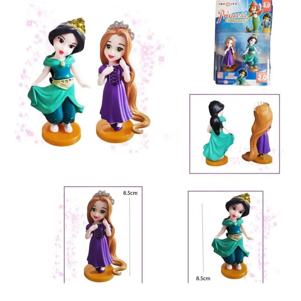 Princesas Muñecas X6 Vestidos Juguete Didactico Jugueteria