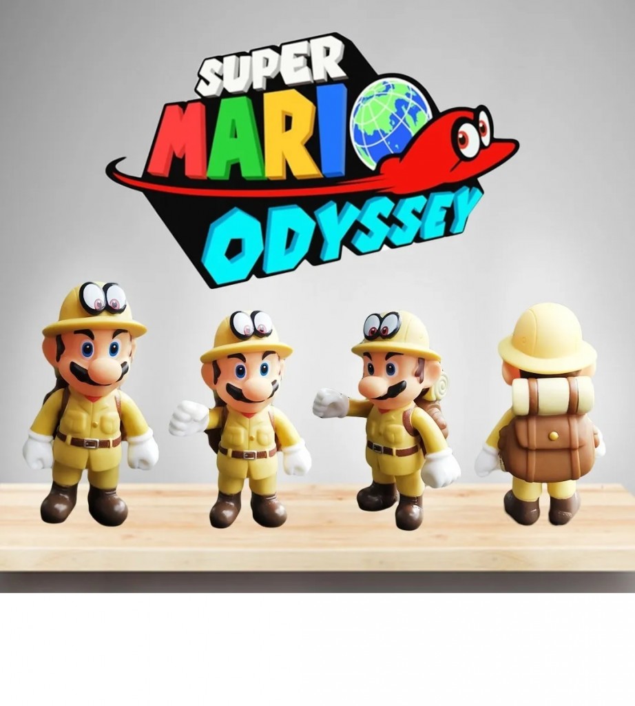 Figura Mario Bros Colección Mario Explorador Juguete DJ744