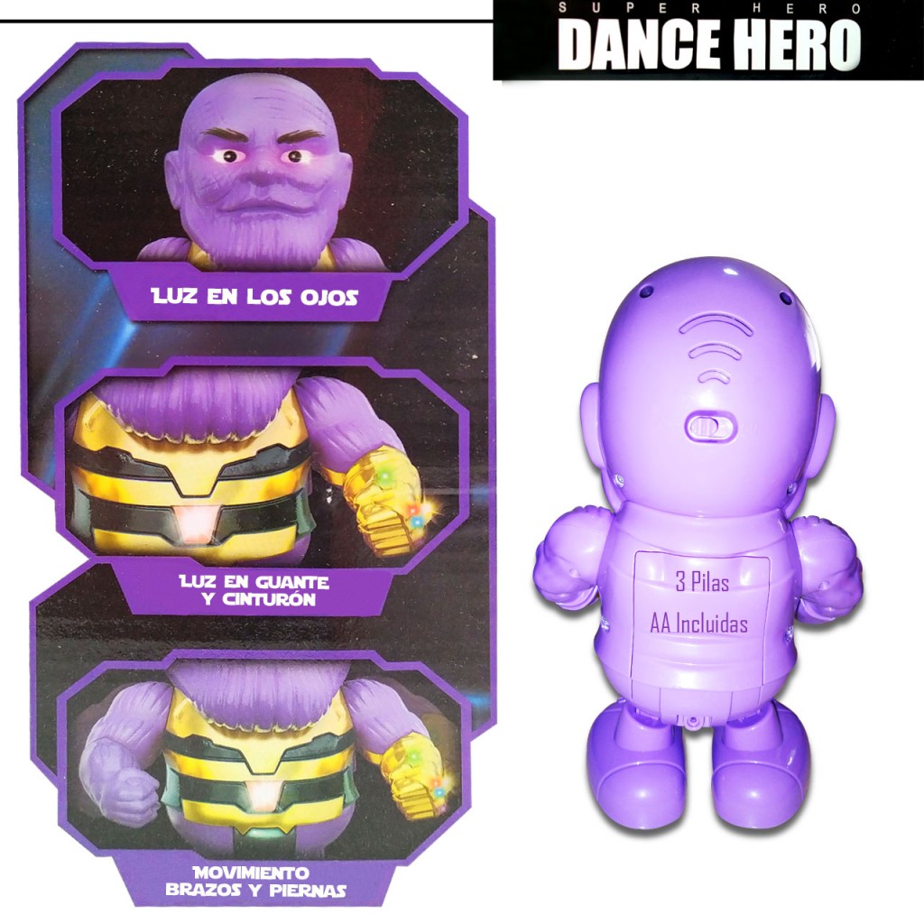 Thanos Niño Juguete Avengers Luz Sonido Didáctico