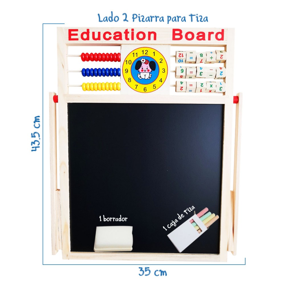 Tablero Sumas Restas Multiplicación Juego Juguetes Didáctico Aprendizaje Abecedario Magnético