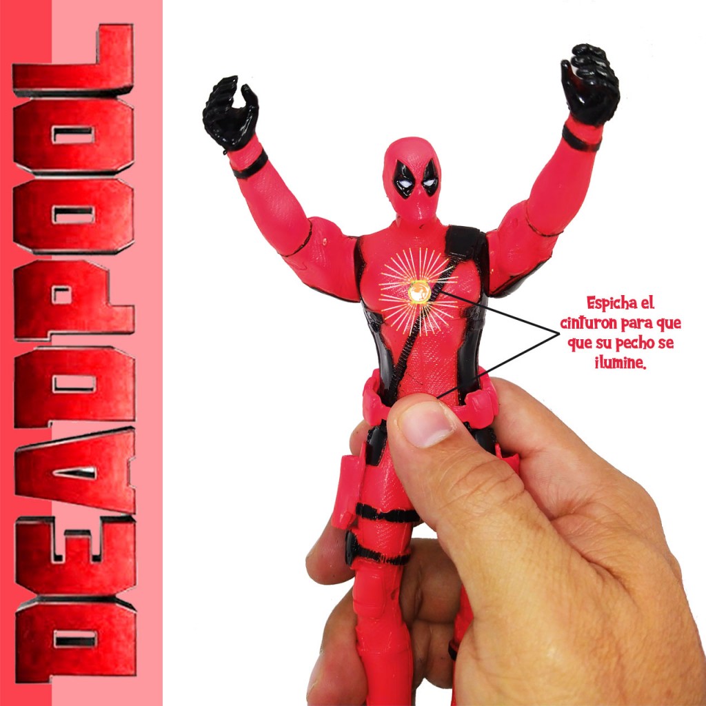Deadpool Muñeco Juguete Figura Jugueteria Didáctico Marvel