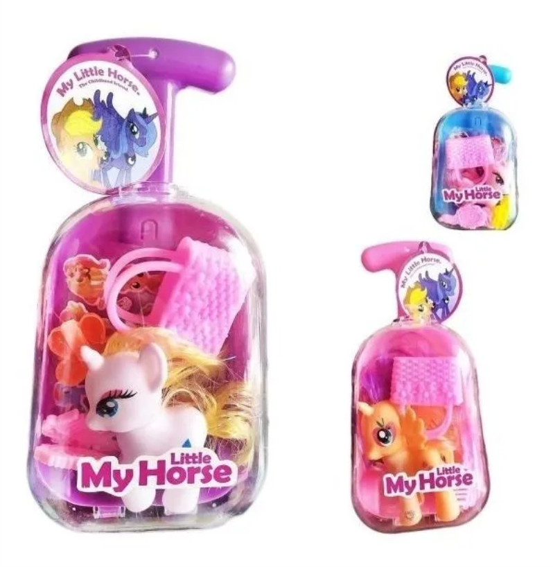 Unicornio Little Pony Juguete Peinar X 3 Uds Jugueteria