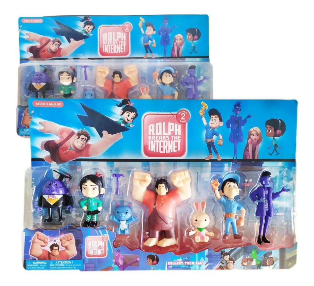 Ralph El Demoledor Vanellope Jugueteria Figuras X7 Juguete