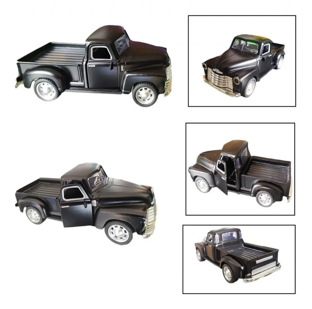 Camioneta Escala Clasica Juguete Metalico Pickup Jugueteria