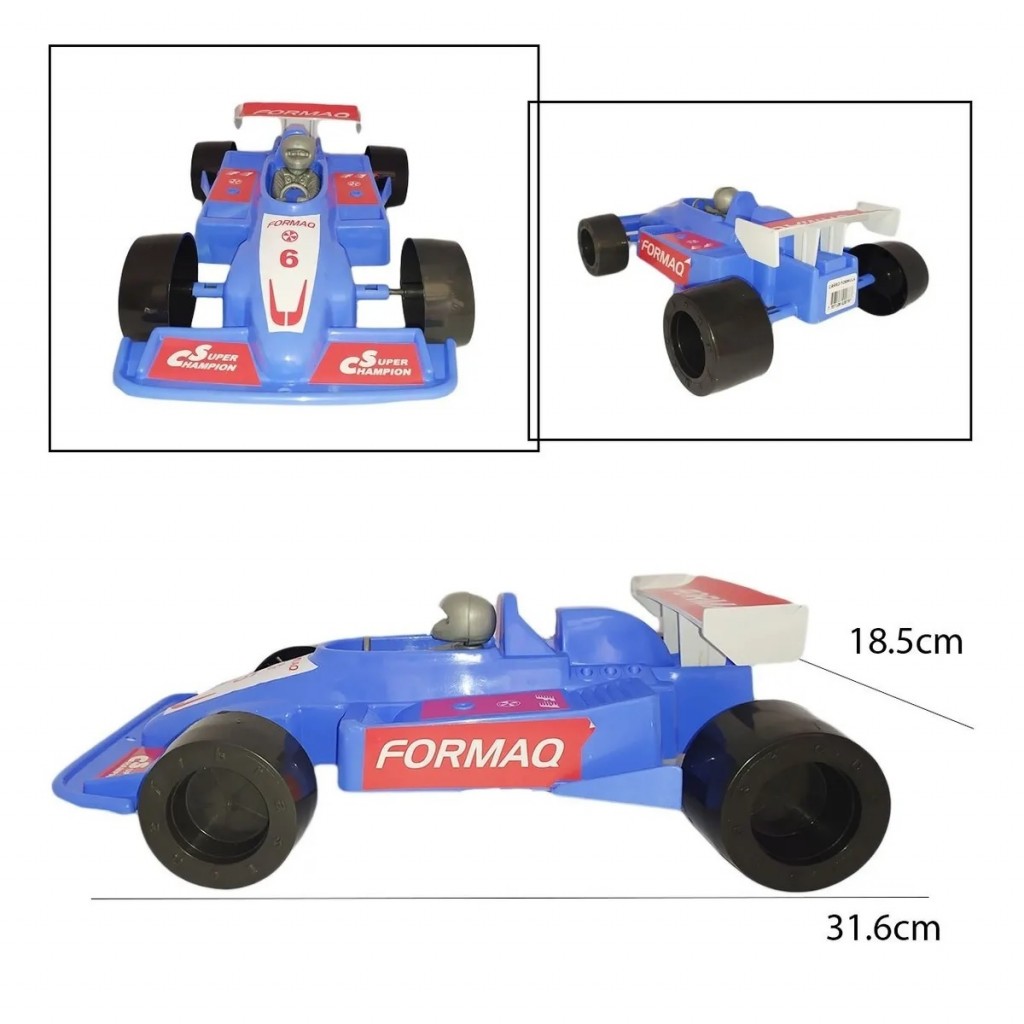 Carro Tipo Formula Uno Azul Juguete Jugueteria DJ786-5