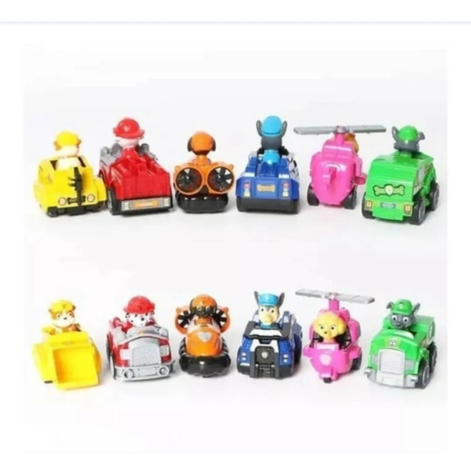 Patrulla Canina Paw Patrol X6 Cars