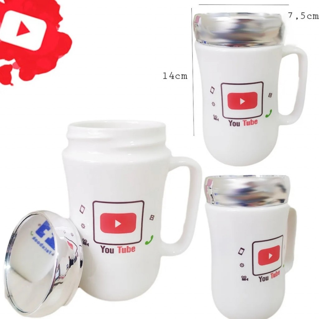 Mugs Tapa Redes Sociales Facebook Instagram Youtube Whatsapp DJ3926