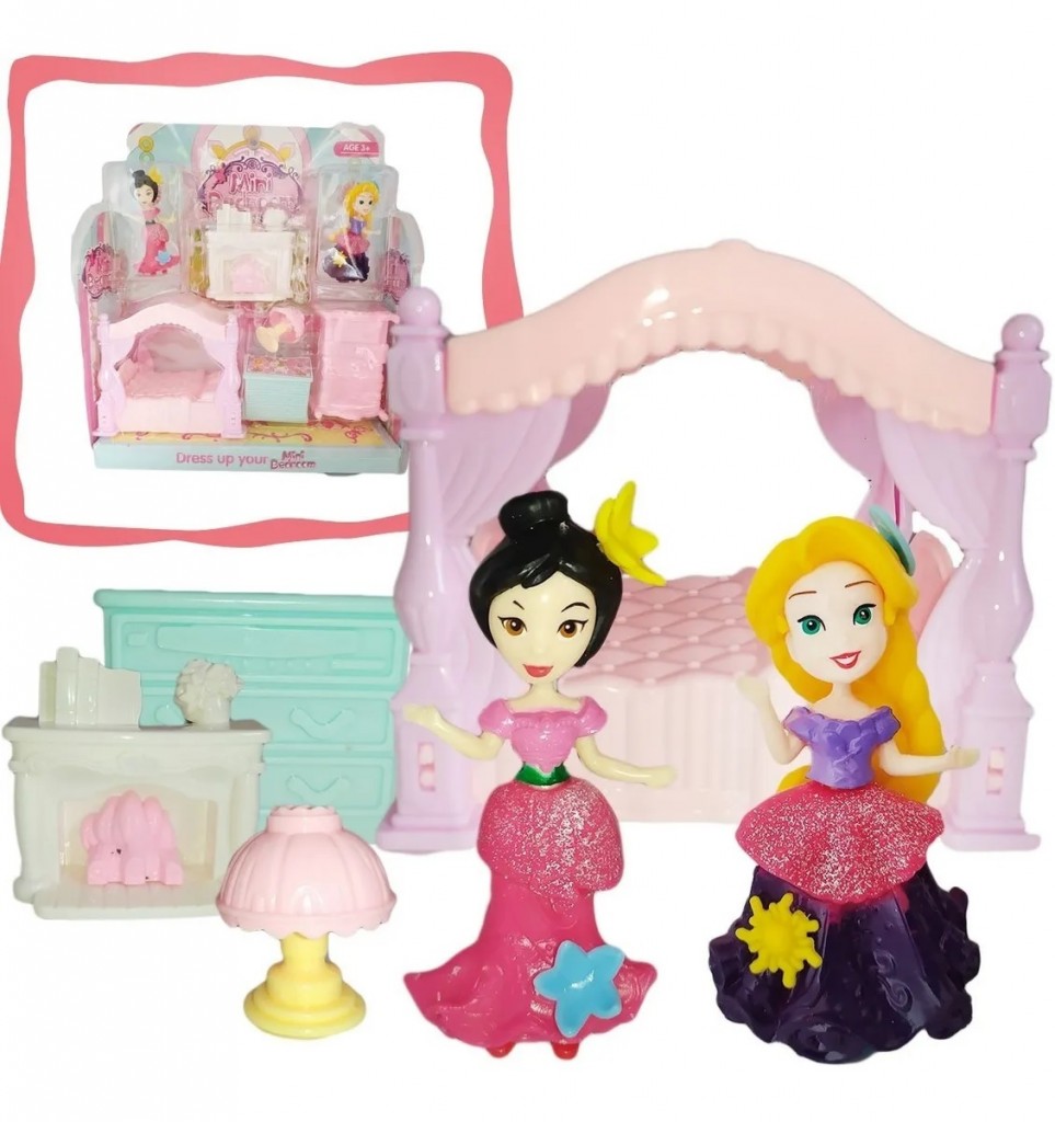 Habitación Princesas Accesorios Juguetes Juguetería Elsa y Bella