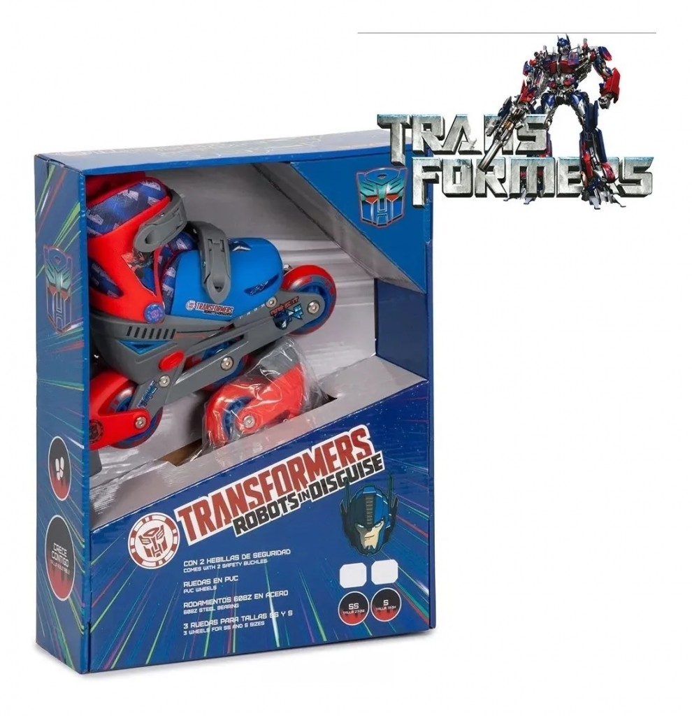 Patines Niño En Linea Transformers Original Ts 27a30 2 En 1