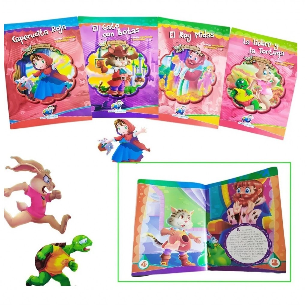 Libros Infantiles Cuentos Guardería Escolar X24 Didácticos DJ101020203