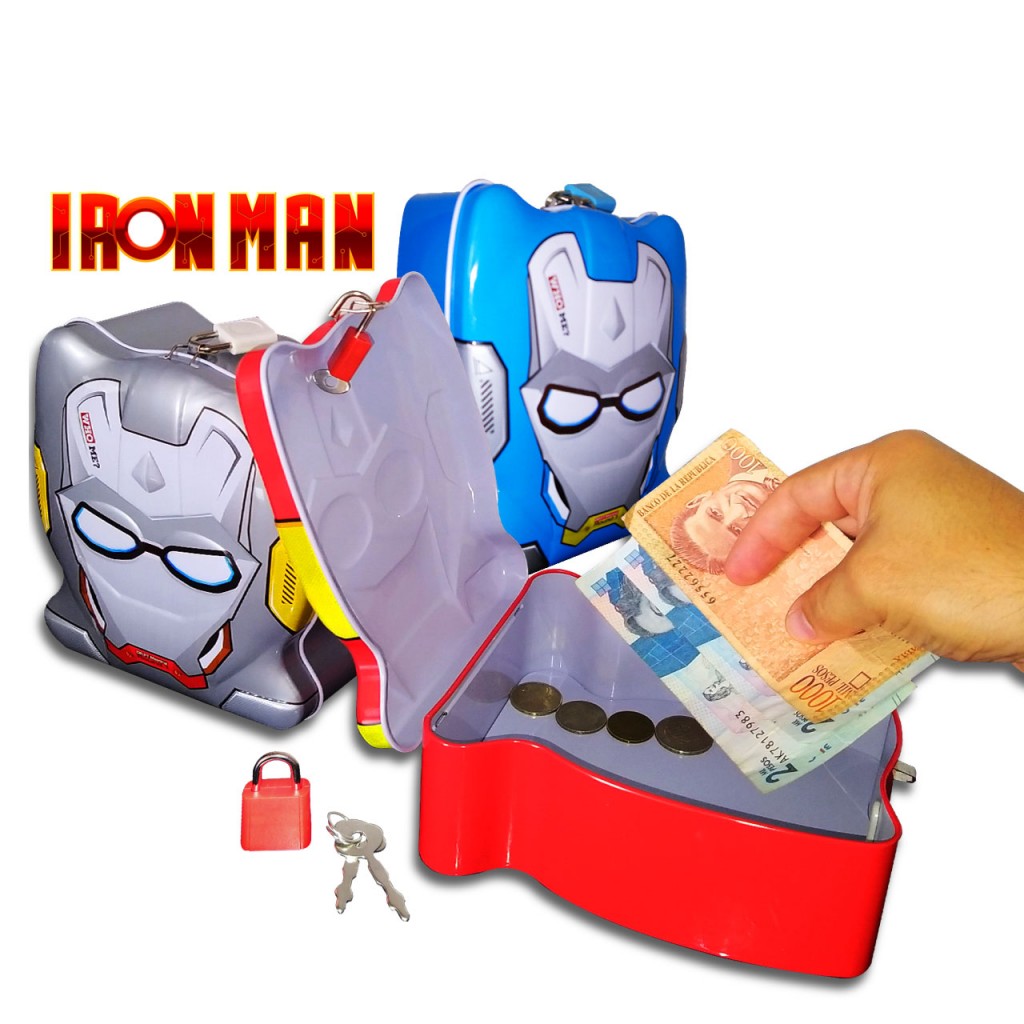 Iron Man Alcancía Avengers Juegos Colección Jugueteria Niños DJ3748
