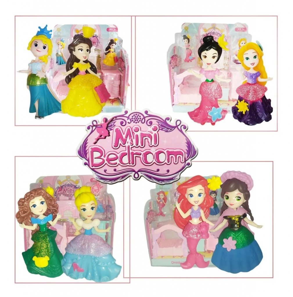 Habitación Princesas Accesorios Juguetes Juguetería Elsa y Bella