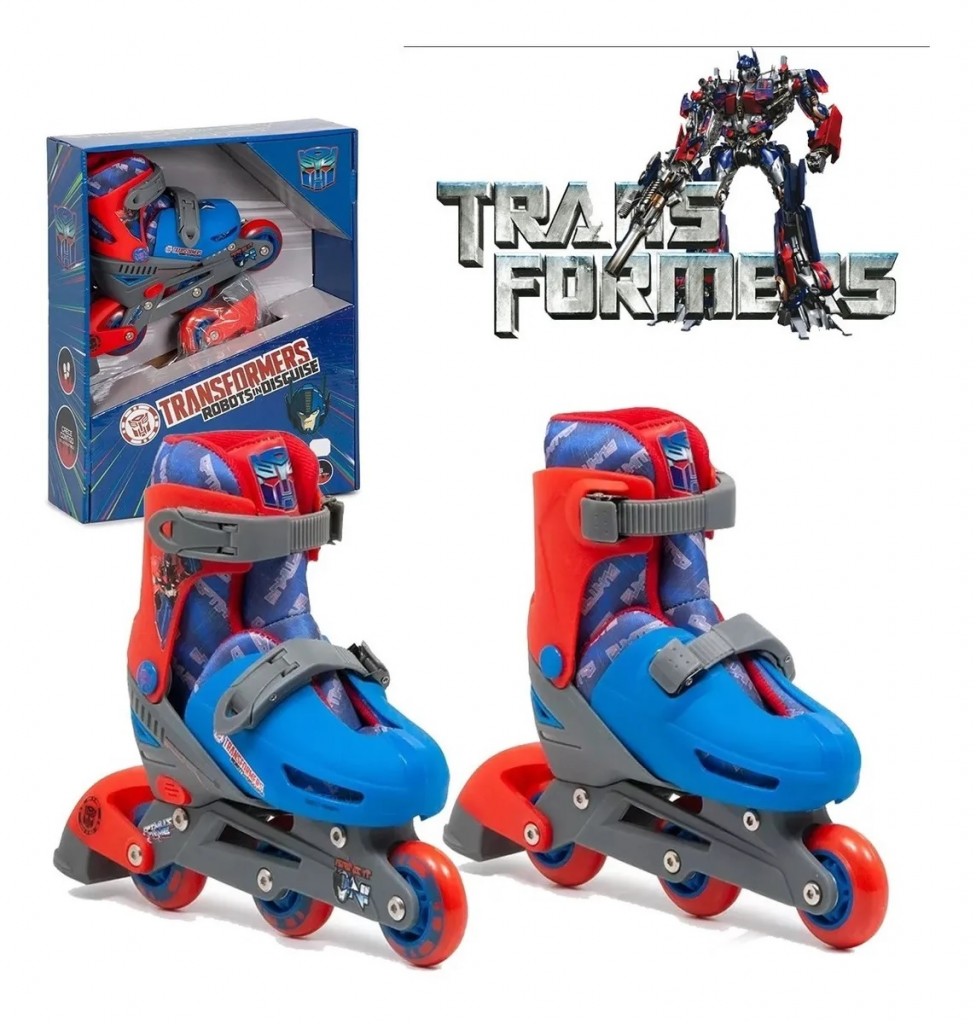 Patines Niño En Linea Transformers Original Ts 27a30 2 En 1