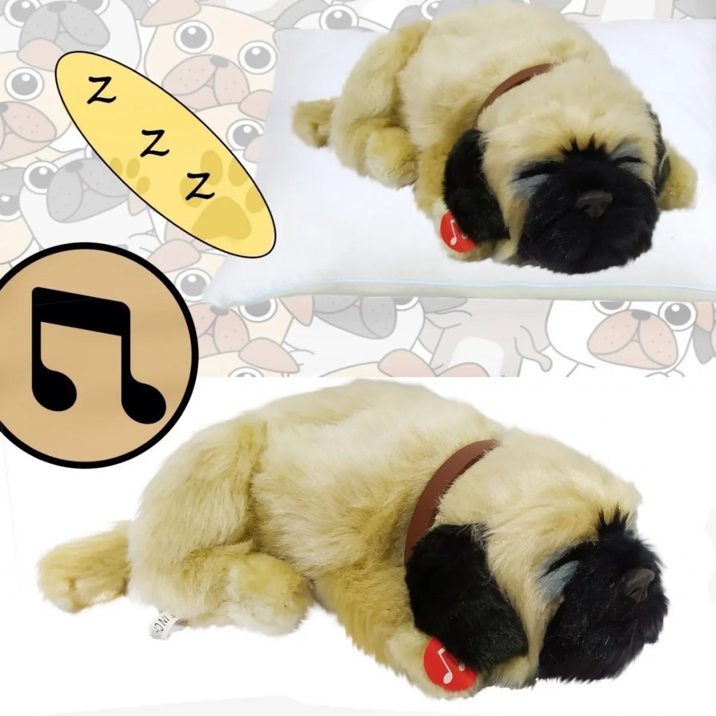 Perro Peluche Niños Bebes Sensor Juguetes Didactico Hermoso Beige