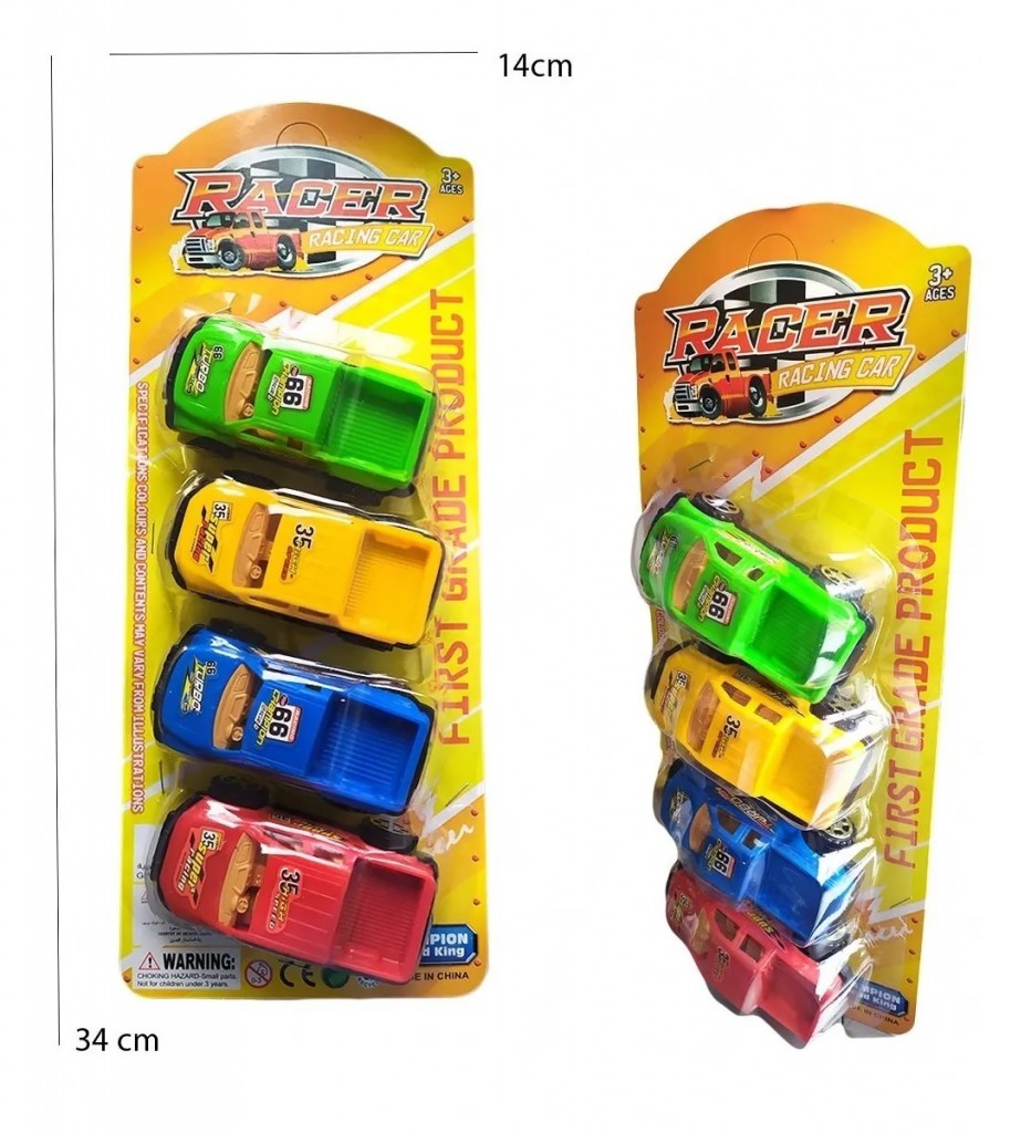 Carros Set X4 Camioneta Carreras Juguetería Juguetes Auto