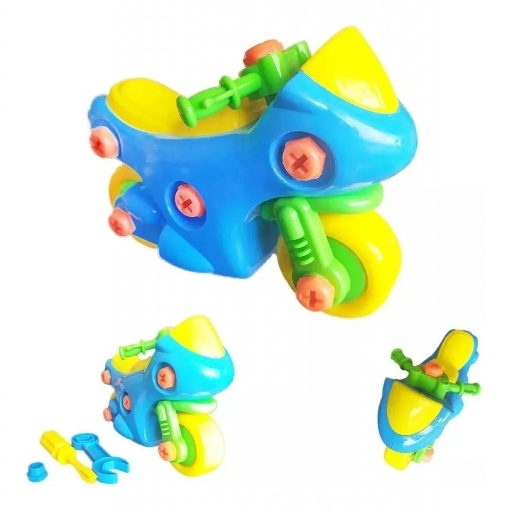 Carro Volqueta Moto Animal X3 Juguete Didáctico Juguetería