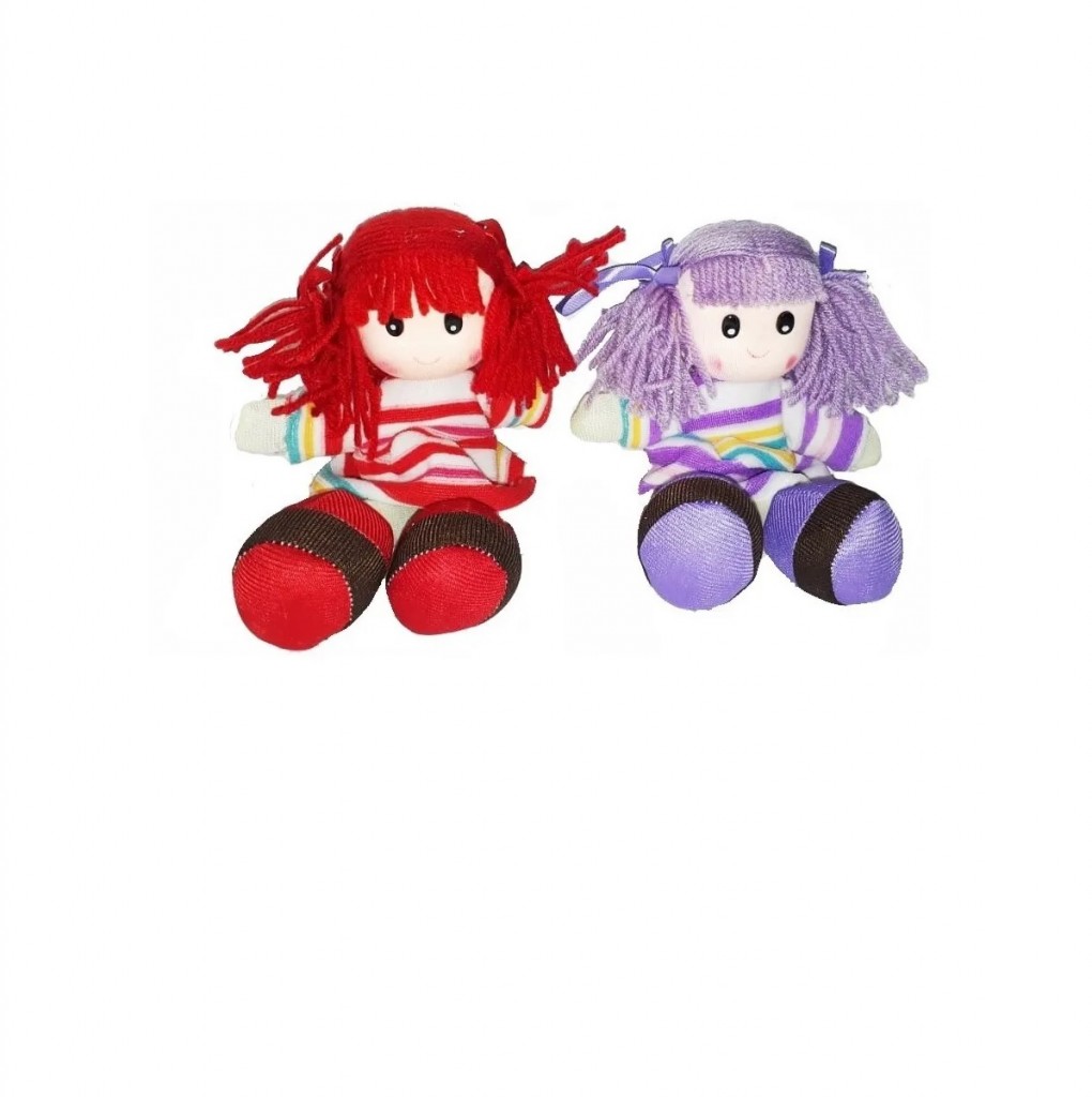 Muñeca Trapo para Niñas Morado DJ504