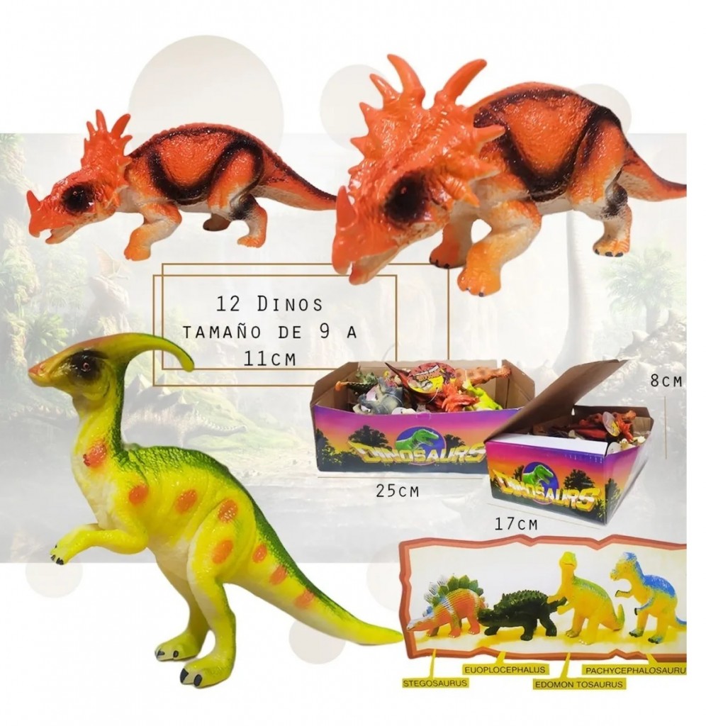 Dinosaurios Set Juguetes Jugueteria Juegos Didactico DJ4576