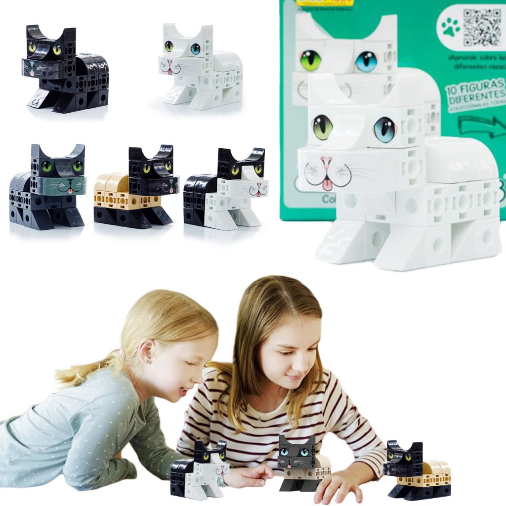 Gatos De Raza Armables Coleccion Juguete Juegos DJ260A