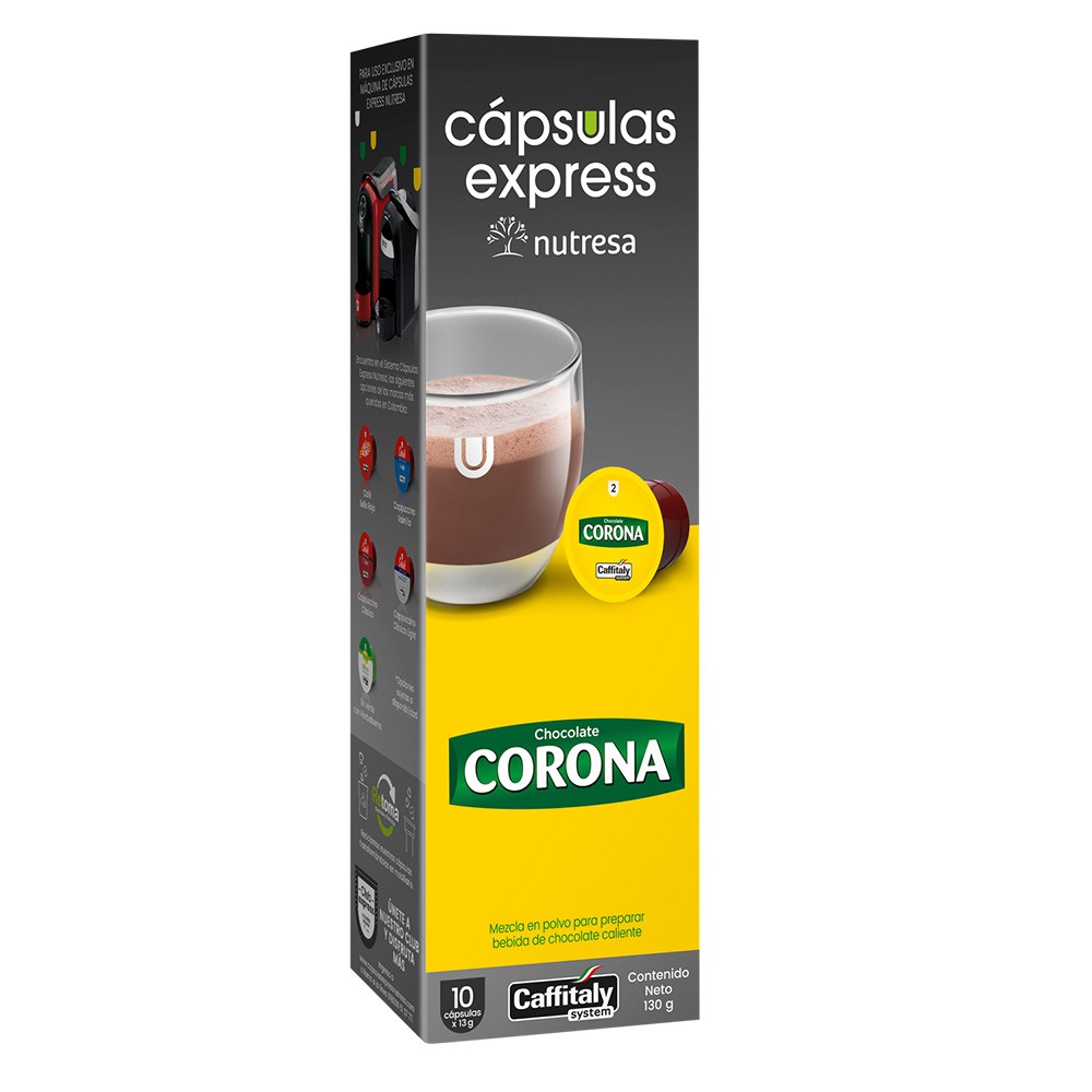 CAPSULAS CHOCOLATE CORONA EXPRESS *13GR