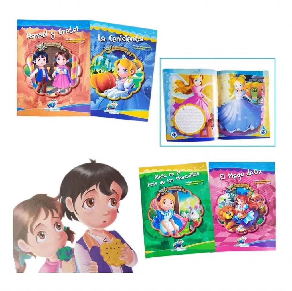 Libros Infantiles Cuentos Guardería Escolar X24 Didácticos DJ101020203