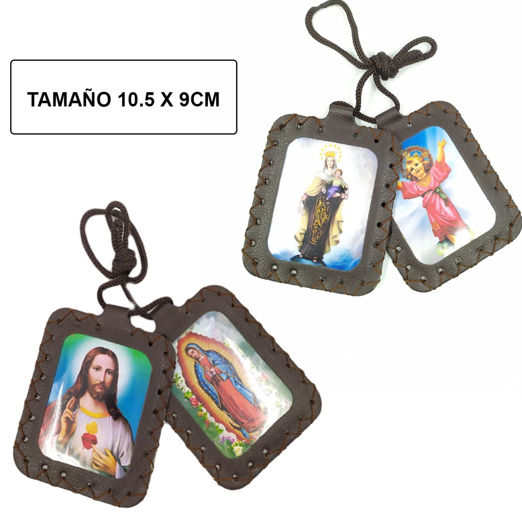 Escapulario Sagrado Corazón Virgen De Guadalupe Accesorios