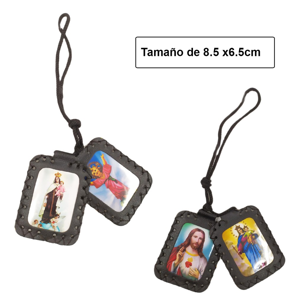Escapulario Sagrado Corazón Virgen De Guadalupe Accesorios Presentacion