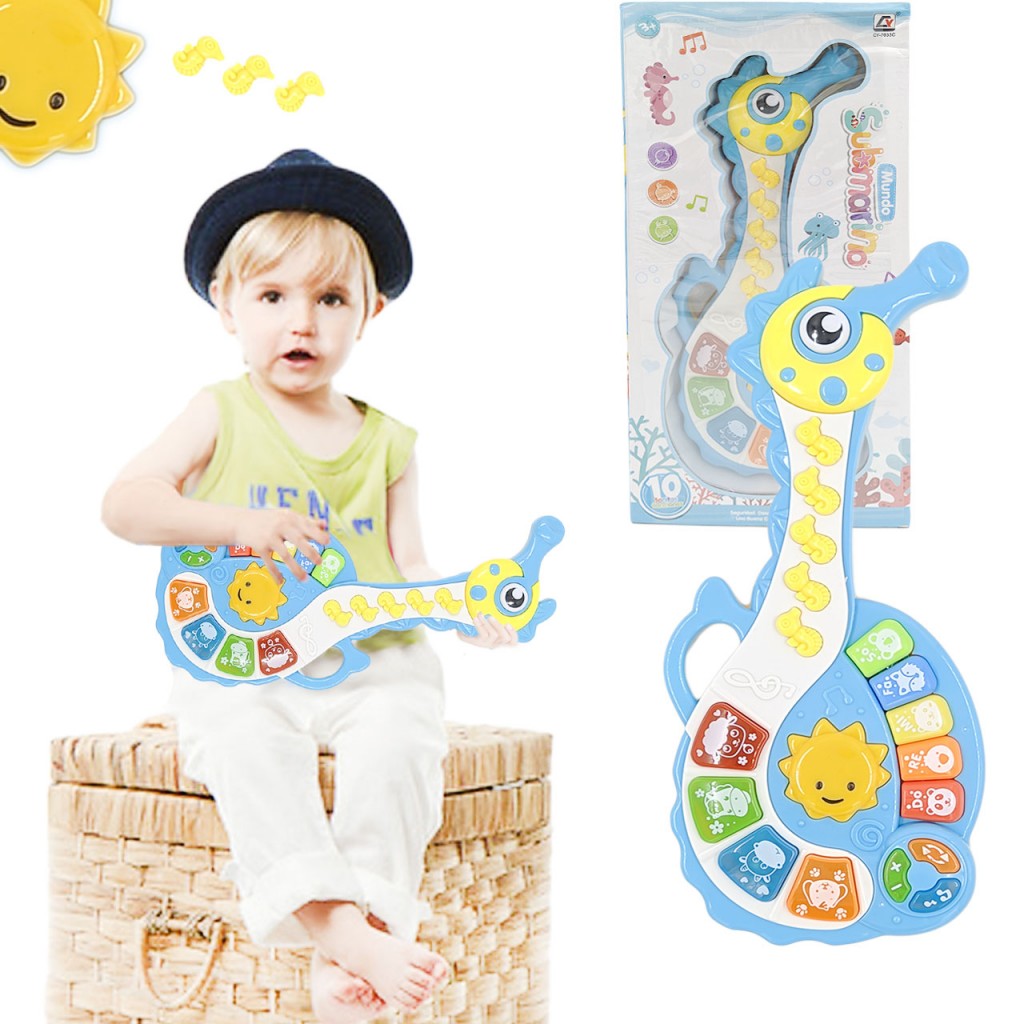 Guitarra Niño Bebé Caballo Mar Juguete Música Didáctico